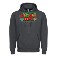 Smoke Western Christmas Mama Claus Zipper Hoodie - RanaPortraitStore