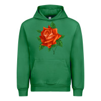 Emerald tropicana rose Urban Hoodie - LillyAllenDesigns