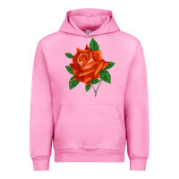 Fuchsia Pink tropicana rose Urban Hoodie - LillyAllenDesigns