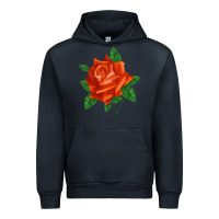 Navy tropicana rose Urban Hoodie - LillyAllenDesigns
