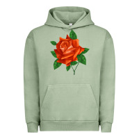 Pigment Oil Green tropicana rose Urban Hoodie - LillyAllenDesigns
