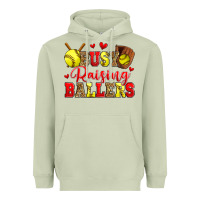 Matcha busy raising ballers softball Heavyweight Hoodie - Zillion Design Studio
