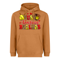 Meerkat busy raising ballers softball Heavyweight Hoodie - Zillion Design Studio