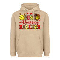 Mushroom busy raising ballers softball Heavyweight Hoodie - Zillion Design Studio