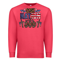 Cardinal one nation under god Premium Sweatshirt - CowhideDigitalArt