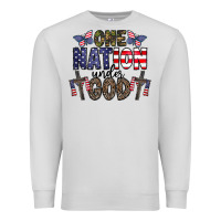 Dove Grey one nation under god Premium Sweatshirt - CowhideDigitalArt