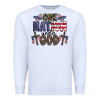 White one nation under god Premium Sweatshirt - CowhideDigitalArt