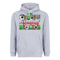 Busy Raising Ballers Soccer Heavyweight Hoodie | Teevron