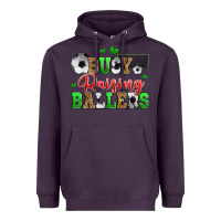Plum busy raising ballers soccer Heavyweight Hoodie - Zillion Design Studio