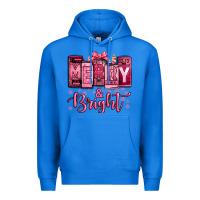 True Royal merry and bright pink Christmas Premium Hoodie - Jasminsmagicworld