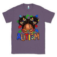Lavender autism afro girl Classic Tee - texasbilliewilder