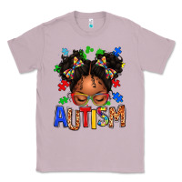 Lilac autism afro girl Classic Tee - texasbilliewilder