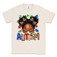 Natural autism afro girl Classic Tee - texasbilliewilder