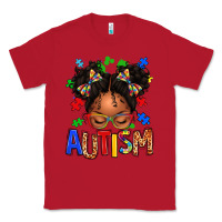 Red autism afro girl Classic Tee - texasbilliewilder