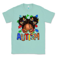 Seafoam autism afro girl Classic Tee - texasbilliewilder