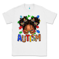 White autism afro girl Classic Tee - texasbilliewilder