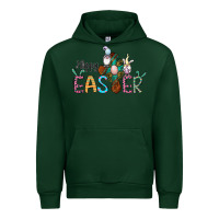 Forest Green cross rabbit gnomes happy easter Urban Hoodie - Jasminsmagicworld