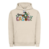 Pigment French Oak cross rabbit gnomes happy easter Urban Hoodie - Jasminsmagicworld