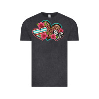 Vintage Black easter spring western hearts Vintage Tee - Artiststas
