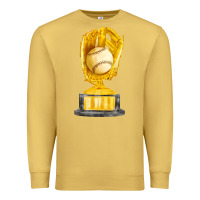 Antique Gold baseball throphy cup fa element Premium Sweatshirt - FaDigitalArtStudio