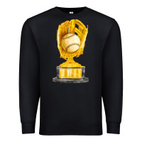 Black baseball throphy cup fa element Premium Sweatshirt - FaDigitalArtStudio