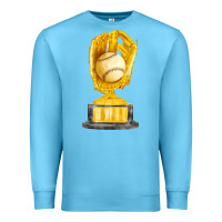 Ocean Blue baseball throphy cup fa element Premium Sweatshirt - FaDigitalArtStudio