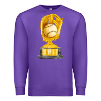 Purple baseball throphy cup fa element Premium Sweatshirt - FaDigitalArtStudio