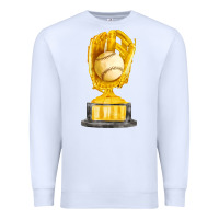 White baseball throphy cup fa element Premium Sweatshirt - FaDigitalArtStudio