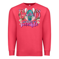 Cardinal with god all things are possible Premium Sweatshirt - RacoonDesign