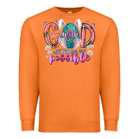 Carrot with god all things are possible Premium Sweatshirt - RacoonDesign