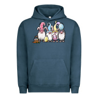 Pigment Midnight Navy easter bunny gnomes Urban Hoodie - Jasminsmagicworld