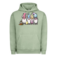 Pigment Oil Green easter bunny gnomes Urban Hoodie - Jasminsmagicworld