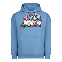 Pigment Pebble Blue easter bunny gnomes Urban Hoodie - Jasminsmagicworld