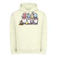 Pigment Pistachio easter bunny gnomes Urban Hoodie - Jasminsmagicworld