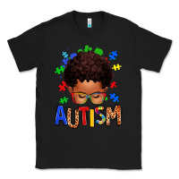 Black autism afro kid Classic Tee - texasbilliewilder