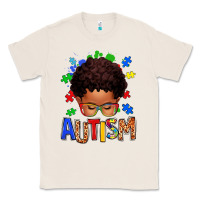 Natural autism afro kid Classic Tee - texasbilliewilder