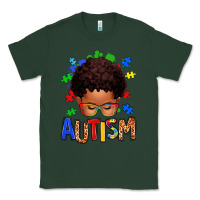 Sports Green autism afro kid Classic Tee - texasbilliewilder