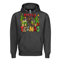 Charcoal Heather merry texmas Zipper Hoodie - Zillion Design Studio