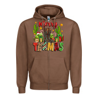 Chestnut merry texmas Zipper Hoodie - Zillion Design Studio