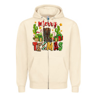 Sandshell merry texmas Zipper Hoodie - Zillion Design Studio