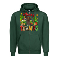 Sports Green merry texmas Zipper Hoodie - Zillion Design Studio