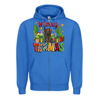 True Royal merry texmas Zipper Hoodie - Zillion Design Studio