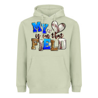 Matcha my heart is on that field baseball Heavyweight Hoodie - Zillion Design Studio