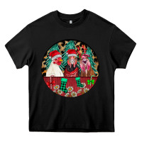 Black Chickens Heavy Core Tee - CowhideDigitalArt