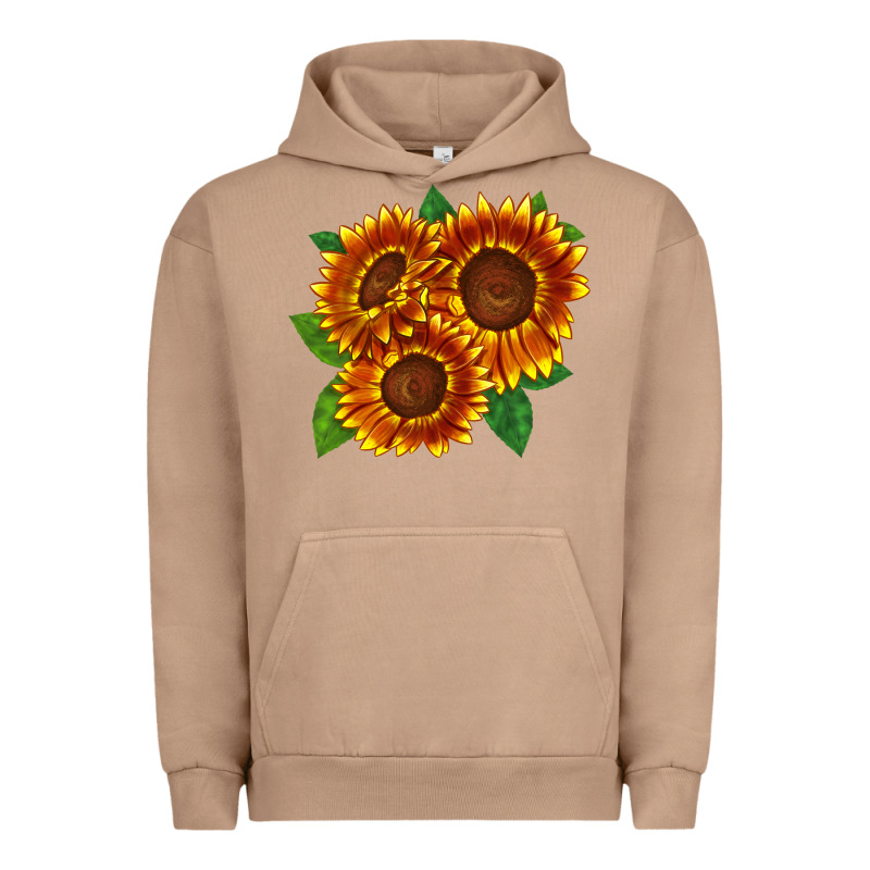 Tiger Eyes Sunflower Urban Hoodie by LillyAllenDesigns | Teevron