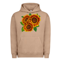 Pigment Burro tiger eyes sunflower Urban Hoodie - LillyAllenDesigns