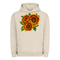 Pigment French Oak tiger eyes sunflower Urban Hoodie - LillyAllenDesigns