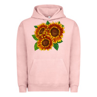 Pigment Salmon tiger eyes sunflower Urban Hoodie - LillyAllenDesigns