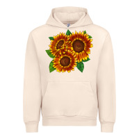 Sandshell tiger eyes sunflower Urban Hoodie - LillyAllenDesigns
