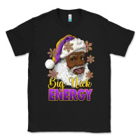 Black big nick energy purple and gold afro santa Classic Tee - RanaPortraitStore
